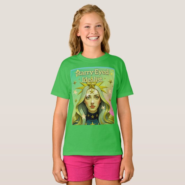 CAMISETA STARRY-EYED-IDEALIST (Frente Completa)