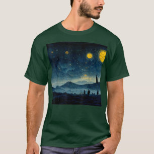 Camiseta Starry Night Caspar David Friedrich
