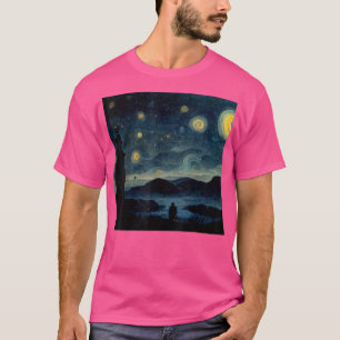 Camiseta Starry Night Caspar David Friedrich T-Shirt