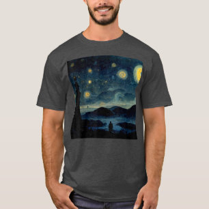Camiseta Starry Night Caspar David Friedrich T-Shirt
