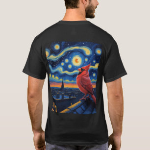 Camiseta Starry Night com Cardinal de Norte