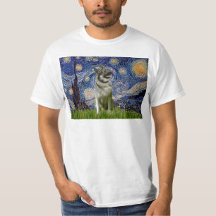 Camiseta Starry Night - Elkhound Norueguês