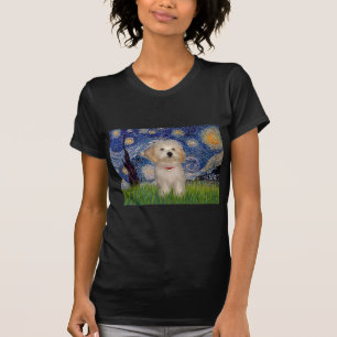 Camiseta Starry Night - Havanese Puppy