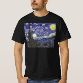 Camiseta Starry Night por Vincent van Gogh