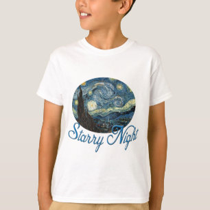 Camiseta Starry Night por Vincent van Gogh.