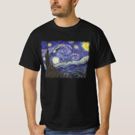 Camiseta Starry Night por Vincent van Gogh