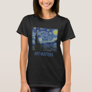Camiseta Starry Night por Vincent van Gogh Art Affairs