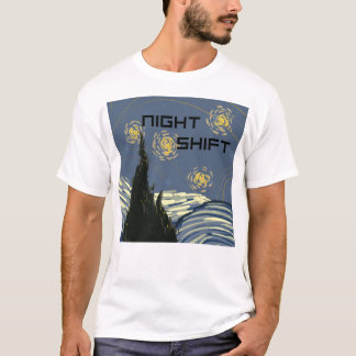Camiseta Starry "Night Shift" no estilo de Van Gogh