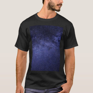 Camiseta Starry Night Shining Stars Linda Noite Visão do Cé