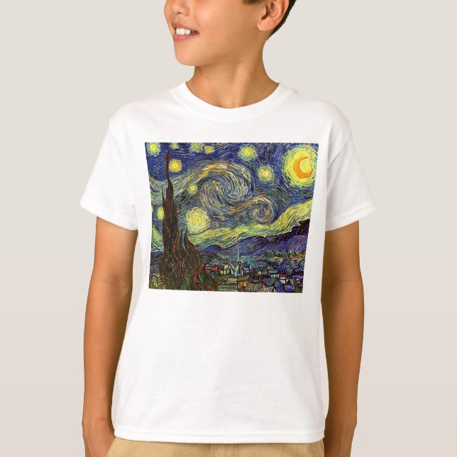 Camiseta Starry Night, Van Gogh (Frente)