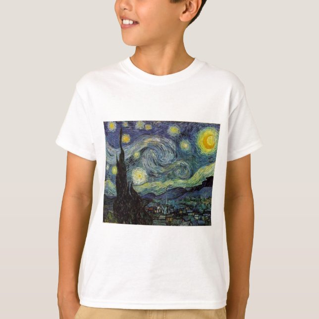 Camiseta Starry Night - van Gogh (Frente)