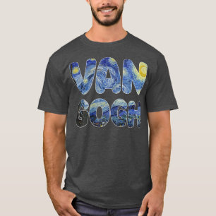 Camiseta Starry Night Van Gogh Art Pintura Vincent Van Gog