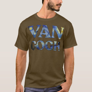 Camiseta Starry Night Van Gogh Art Pintura Vincent Van Gog