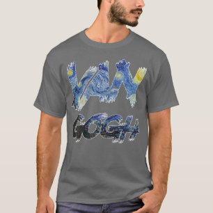 Camiseta Starry Night Van Gogh Art Pintura Vincent Van Gog