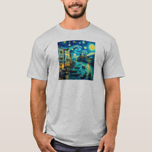 Camiseta Starry Night Veneice Itália