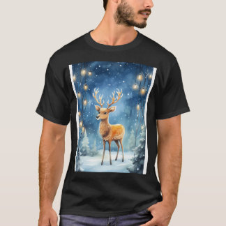 Camiseta Starry Reindeer Night