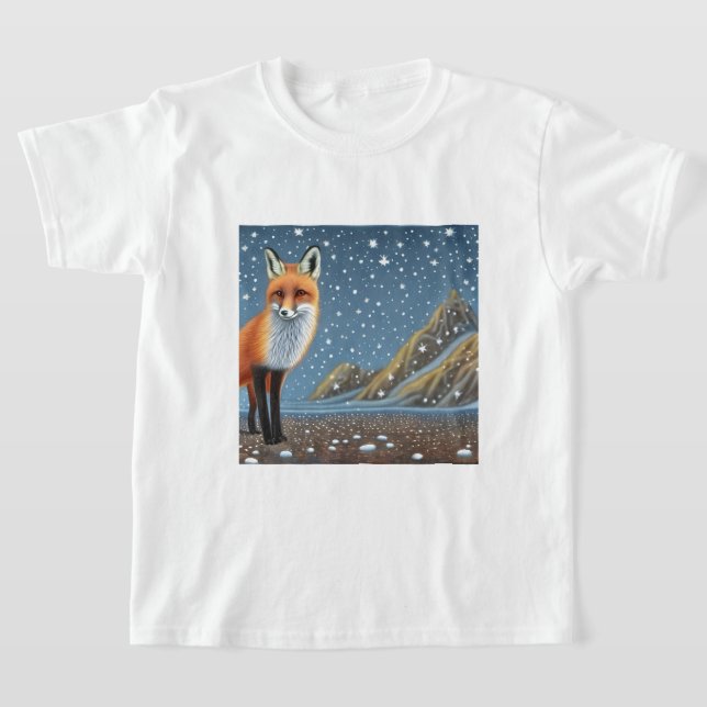 Camiseta Starry Starry Night Storybook Fox (Postura )