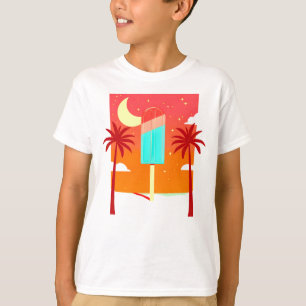 Camiseta Starry Summer Palm Ice Oasis