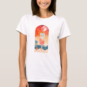 Camiseta Starry Summer Tropical Night