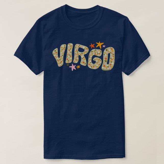 Camiseta Starry Virgo (Frente do Design)