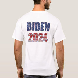 Camiseta Stars and Stripes Typografia Biden 2024