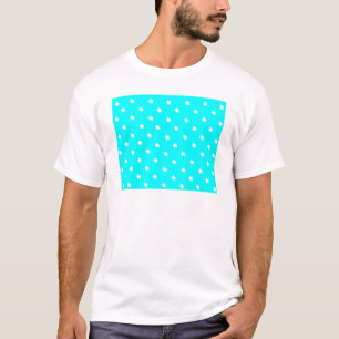 Camiseta Stars Cyan White O MUSEUM Zazzle Dons