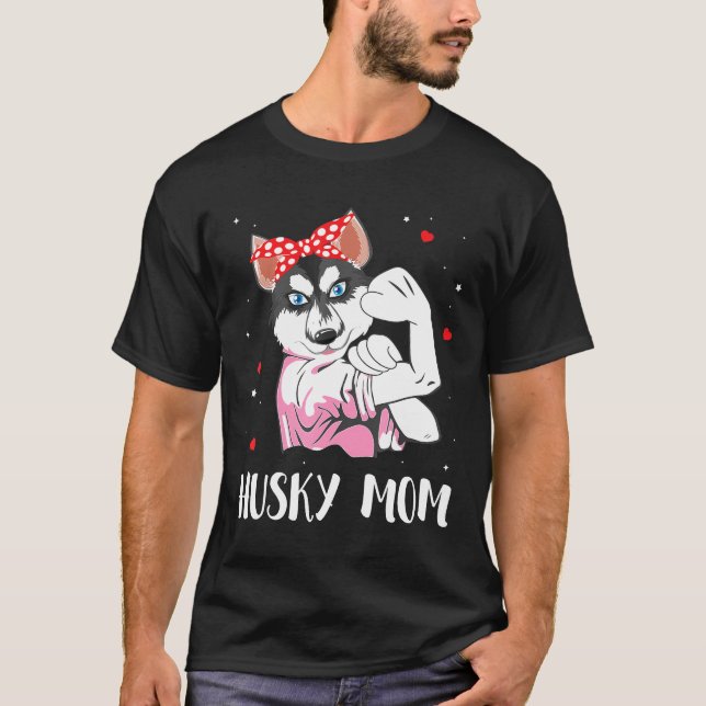 Camiseta Stars Hearts Dog Girl Happy Madri Day Rouco Cachor (Frente)