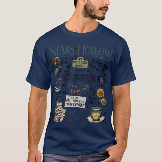 Camiseta Stars Hollow Where You Lead I Will Follow funny (Frente)
