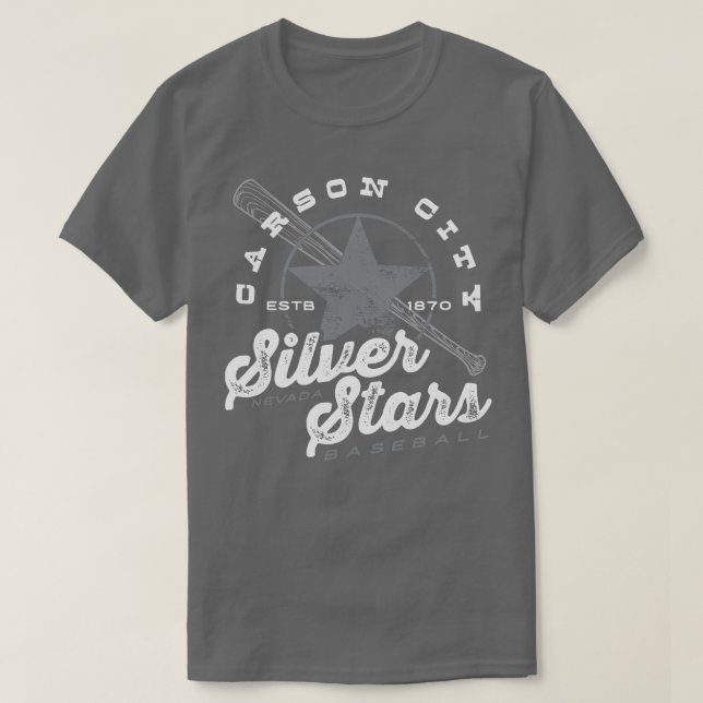 Camiseta Stars Prateado de Cidade do Filho (Frente do Design)