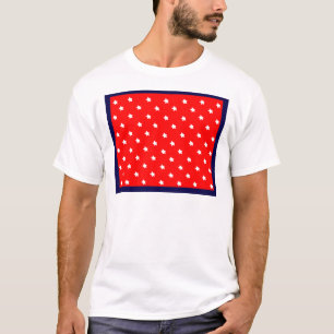 Camiseta Stars Red White Azul O MUSEUM Zazzle Dons