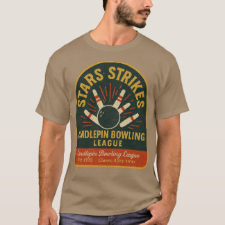 Camiseta Stars & Strikes Vintage Candlepin Bowling