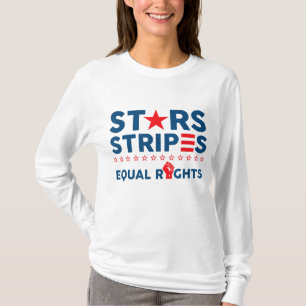 Camiseta Stars Stripes e Igualdade de Direitos 4 de julho