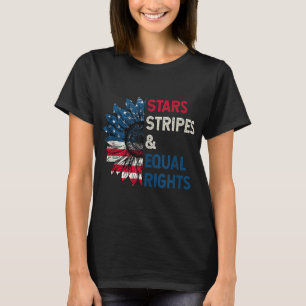 Camiseta Stars Stripes e Igualdade de Direitos 4 de julho