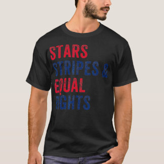 Camiseta Stars Stripes e Igualdade de Direitos 4 de julho