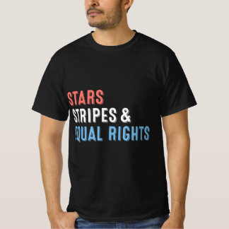 Camiseta Stars Stripes e Igualdade de Direitos 4 de julho