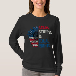Camiseta Stars Stripes Igualdade de Direitos 4º de julho Ri