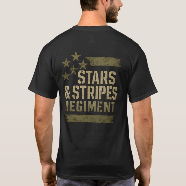 Camiseta Stars & Stripes Regiment (Verso)