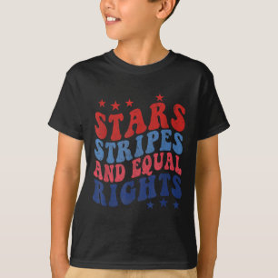Camiseta Stars Strips E Igualdade De Direitos 4 De Julho Pa