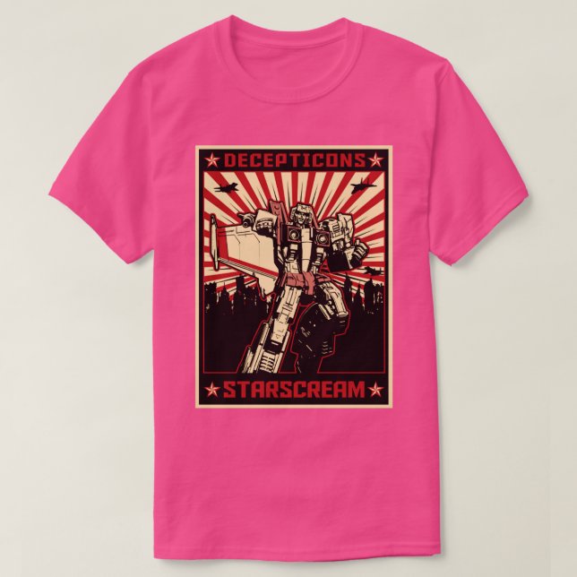 CAMISETA STARSCREAM PROPAGANDA (Frente do Design)
