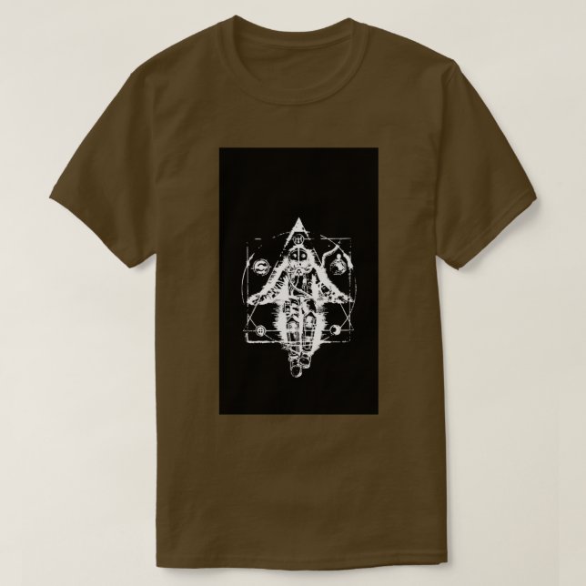 Camiseta Starset De Triângulo Da Vinci (Frente do Design)