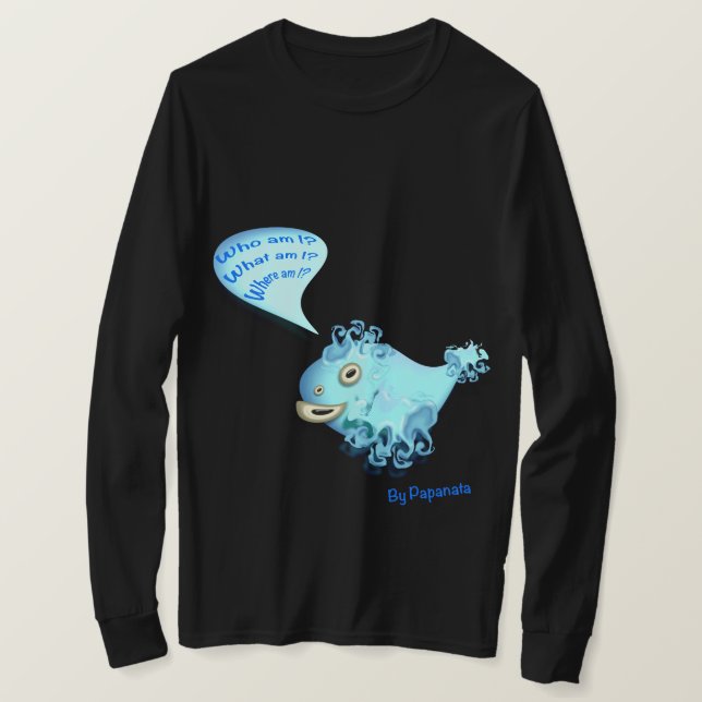 Camiseta Starstruct, comic, sticker, quem sou eu, o que sou (Frente do Design)