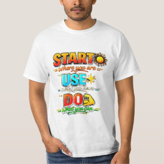 Camiseta Start Use Do OG T-Shirt | Motivational Quote Tee