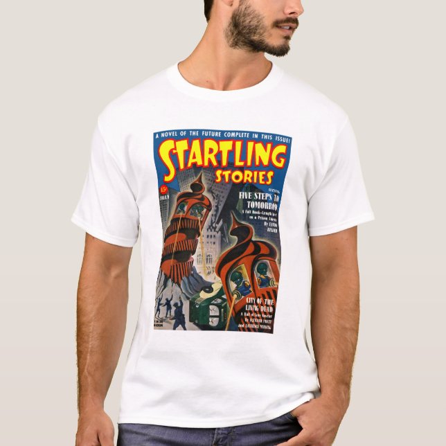 Camiseta Startling Stories (julho de 1940) (Frente)