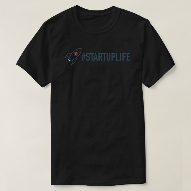 Camiseta STARTUP LIFE Sticker (Frente do Design)