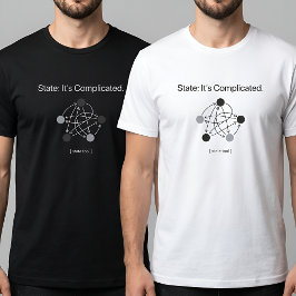 Camiseta State Its Complicated Programmer Humor