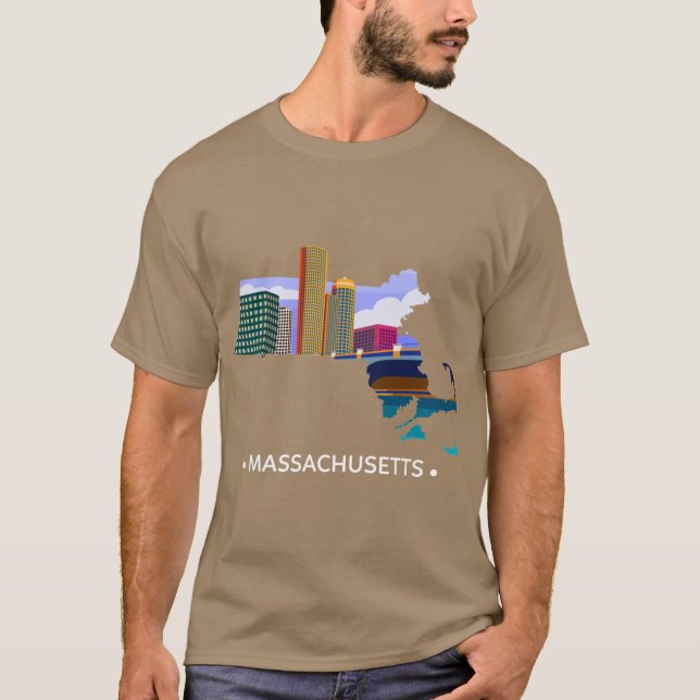 Camiseta State of Massachusetts 1 (Frente)
