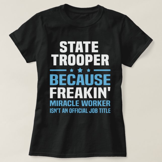 Camiseta State Trooper (Frente do Design)