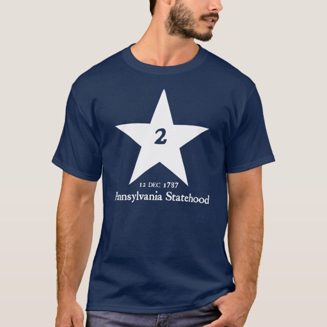 Camiseta Statehood de Pensilvânia (Frente)