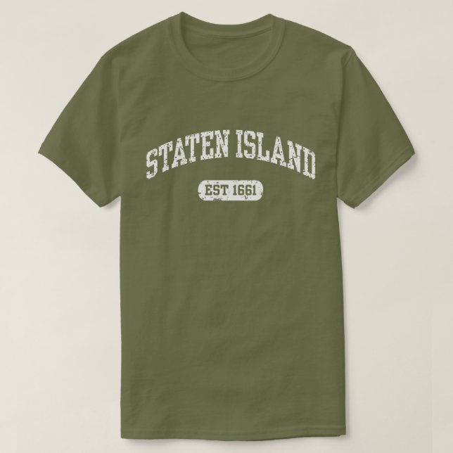 Camiseta Staten Island Est. 1661 (Frente do Design)