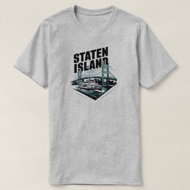 Camiseta Staten Island New York Ferry (Frente do Design)